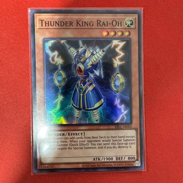 [Thẻ Bài Yugioh Chính Hãng] Thunder King Rai-Oh