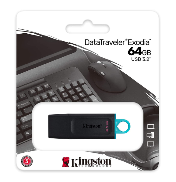 USB Kingston 64GB DataTraveler Exodia_DTX/64GB; 12T