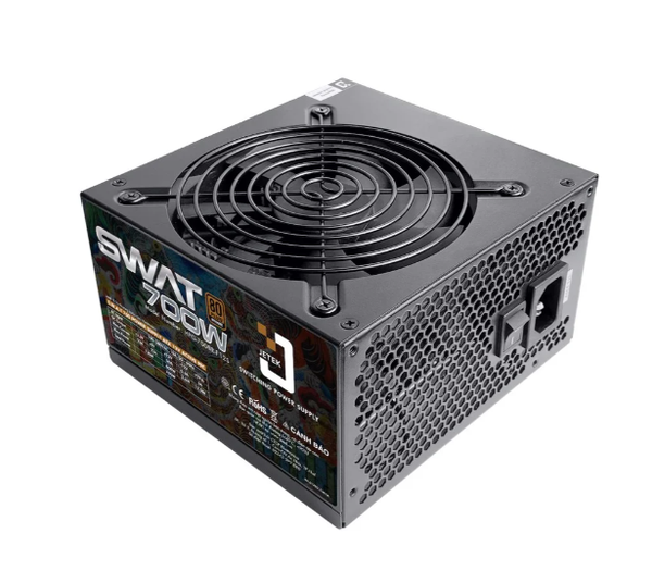 Nguồn máy tính Jetek SWAT700 -  700W Bronze 80 Plus V2022; 24T