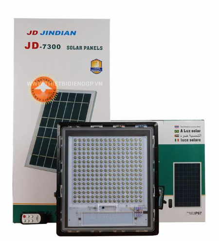 Đèn năng lượng mặt trời Jindian JD-7300; 24T