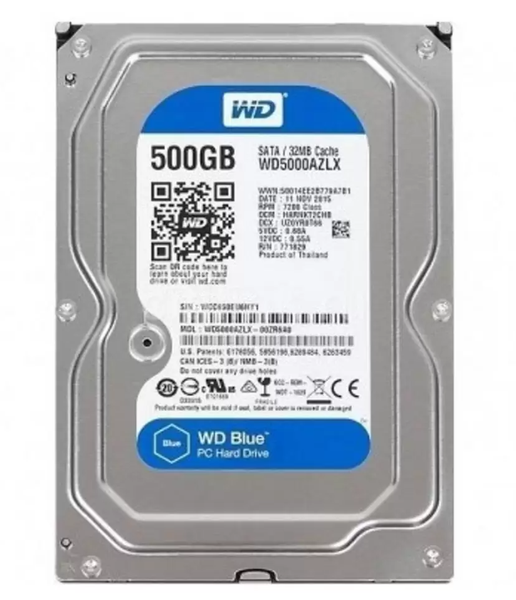 HDD 500G WD Xanh 12T(*) - Full VAT: +10%