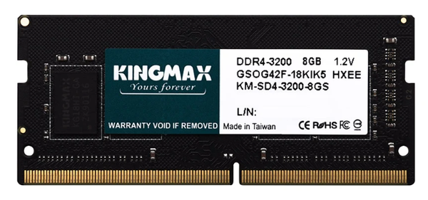 Ram laptop KingMax 8GB-3200; 36T