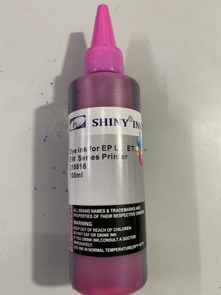 Mực nước Shiny BK đỏ nhạt 100ml (*)