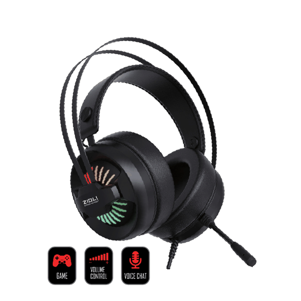 Tai nghe Gaming ZIDLI ZH-A1 (3.5, USB, LED) - Ko hộp; 12T