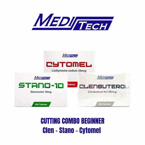 COMBO CUTTING ORAL: 1 CLEN + 1 STANO + 1 CYTOMEL | MEDITECH