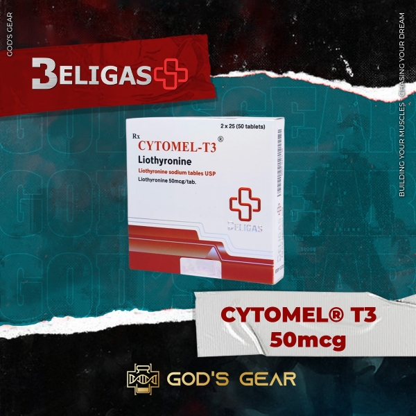 Cytomel T3 Beligas - 50tabs (50mcg/tab)