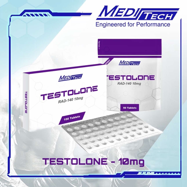 TESTOLONE - (RAD140) 10MG, HỘP 50TABS - MEDITECH