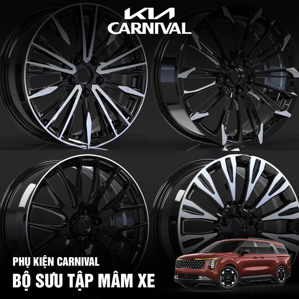 Bộ sưu tập mâm xe cao cấp cho Kia Carnival 2024 2025 tại MPVSAIGON
