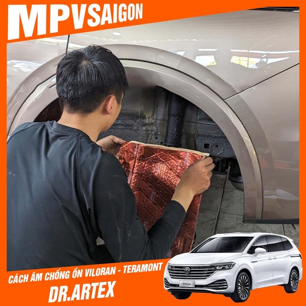 Cách âm chống ồn Volkswagen Viloran/ Teramont - vật liệu cách âm Dr Artex tiên tiến nhất
