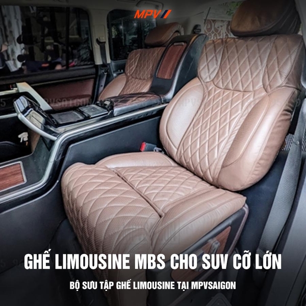Nâng Cấp Ghế Limousine độ MBS Cao Cấp - Lắp cho các dòng xe SUV cỡ lớn