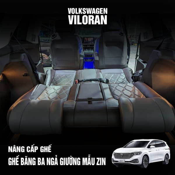 Ghế băng ba ngả giường Volkswagen Viloran: Nâng cấp ngả lưng ghế zin Viloran hay thay ghế mới