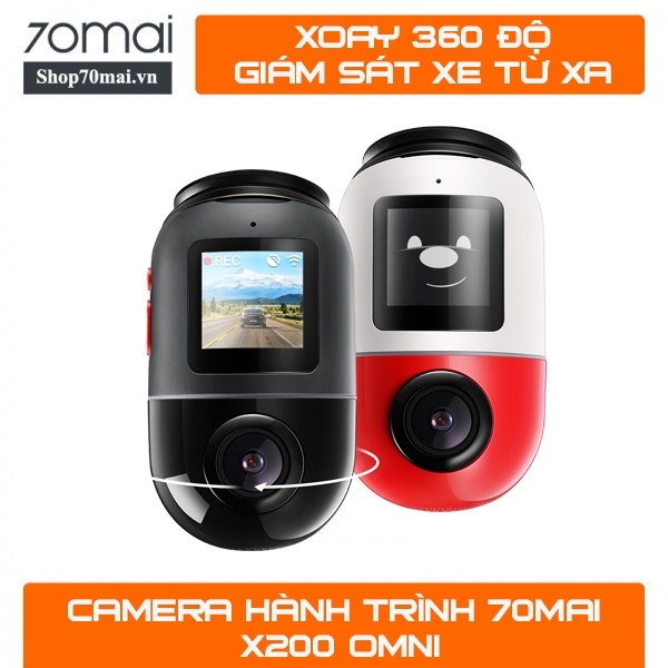 Camera hành trình xoay 360 độ 70mai OMNI X200