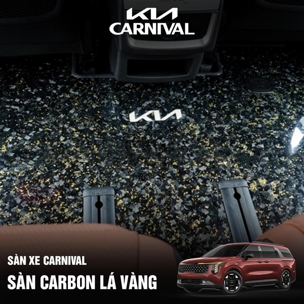 Sàn Carbon lá vàng Kia Carnival 2024 - 2025: Kỹ thuật và báo giá mới nhất