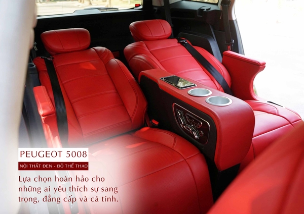 PEUGEOT 5008 – BROCHURE  NÂNG CẤP NỘI THẤT ĐEN - ĐỎ THỂ THAO