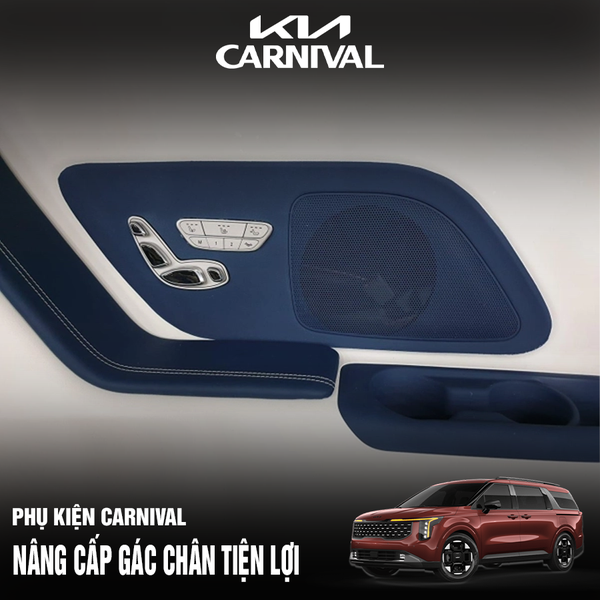 Nâng cấp – độ gác chân Kia SEDONA / Kia Carnival 2024 2025