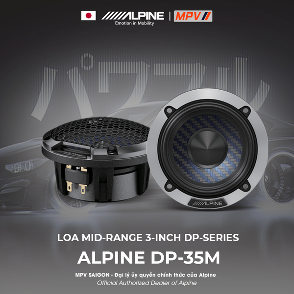 ALPINE DP-35M LOA MID-RANGE 3-INCH DP-SERIES