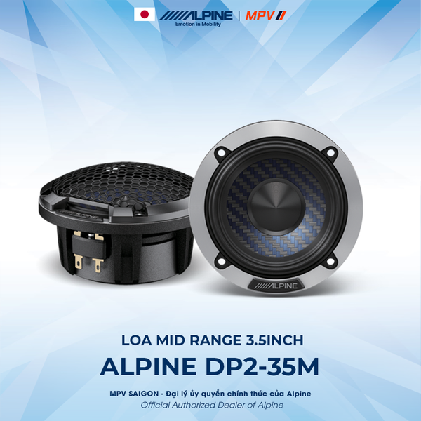ALPINE DP2-35M LOA MID RANGE 3.5INCH