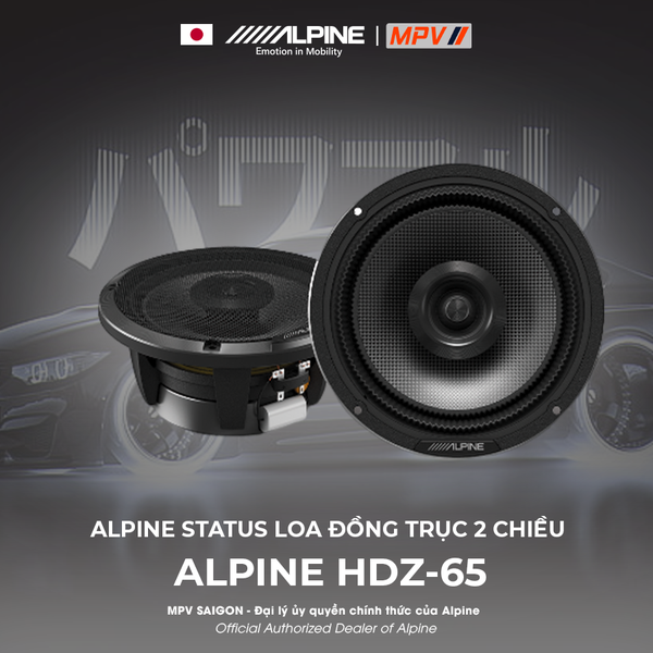 ALPINE HDZ-65 LOA ĐỒNG TRỤC 2 CHIỀU