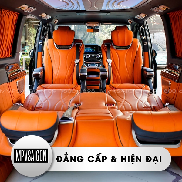 Nâng cấp ghế Limousine Dreamer cho xe Benz V-class V250