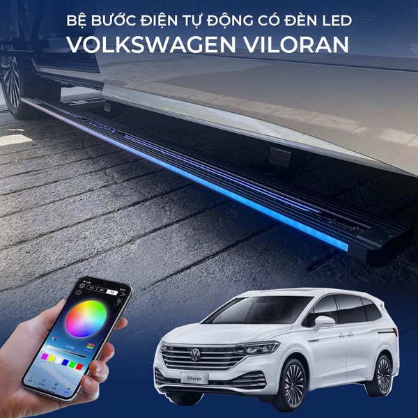 Bệ bước điện tự động có đèn LED và mẫu ZIN dành cho Volkswagen Viloran