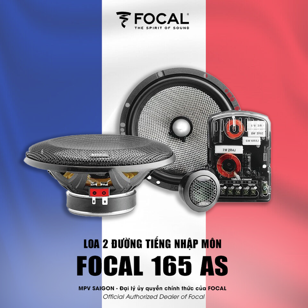 Focal 165 AS- Loa 2 đường tiếng nhập môn âm thanh xe hơi