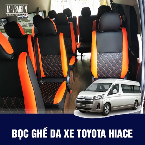 Bọc Ghế Da Xe Toyota Hiace 2022 - Nội thất ô tô MPVSAIGON