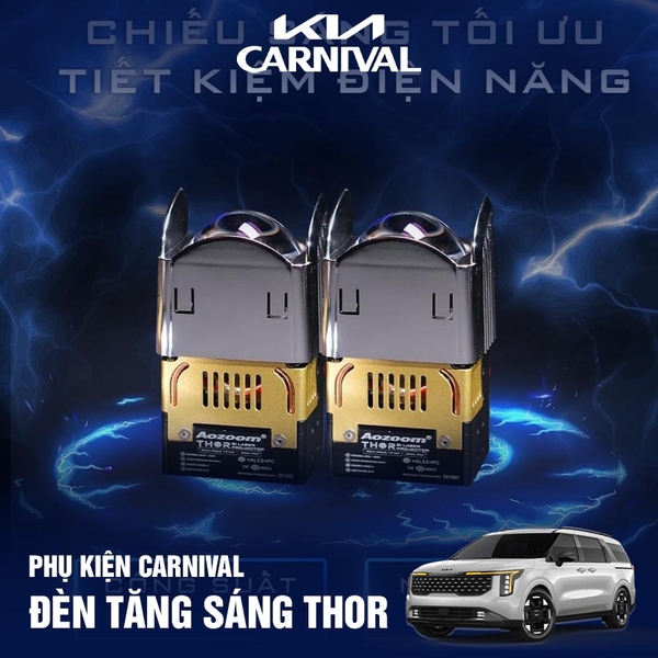 ĐỘ ĐÈN CHO KIA CARNIVAL 2025: GIẢI PHÁP TĂNG SÁNG HIỆU QUẢ