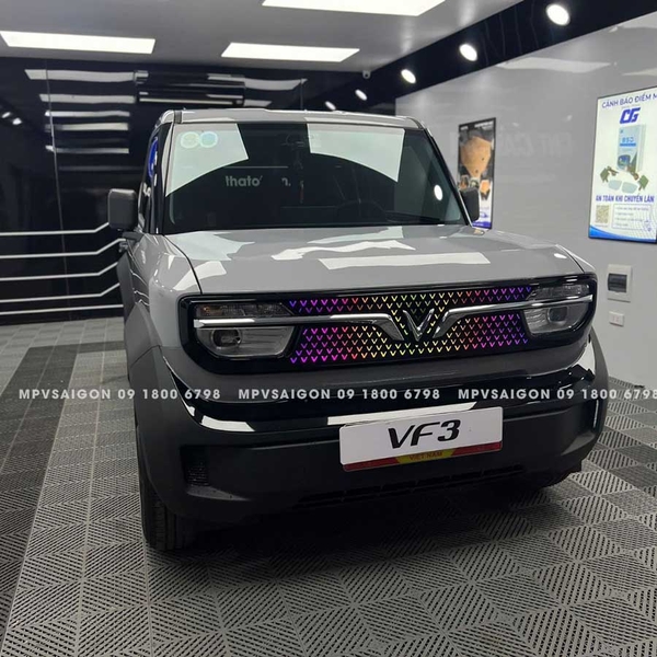 Độ mặt calang, lưới tản nhiệt cho xe VinFast VF3​​​​​​​