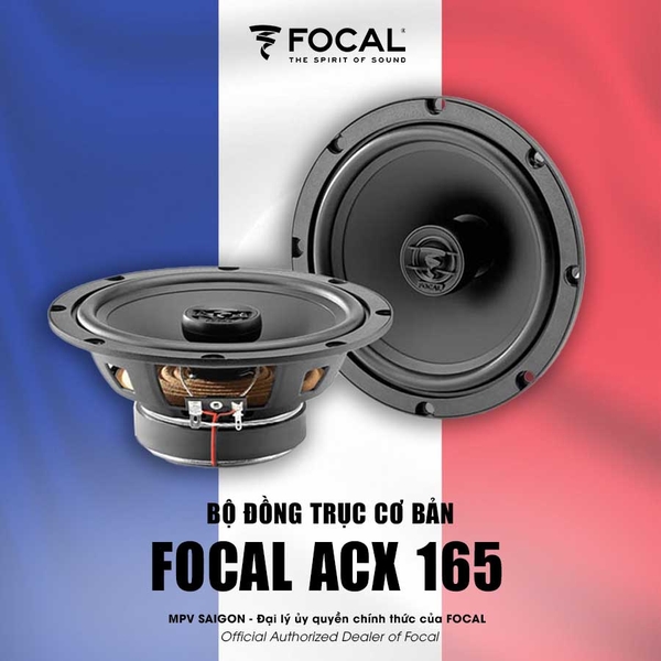 Focal ACX 165: bộ đồng trục cơ bản từ Focal