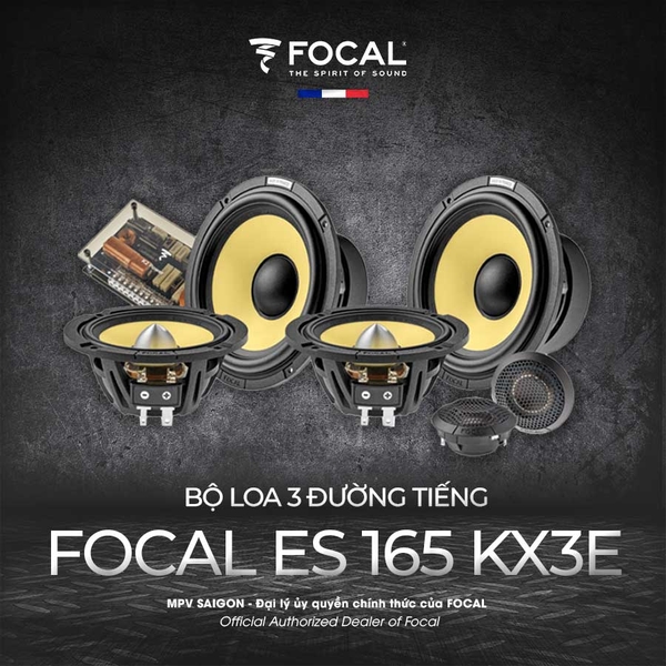 Focal ES 165 KX3E - Màng loa Aramid Fiber đẳng cấp