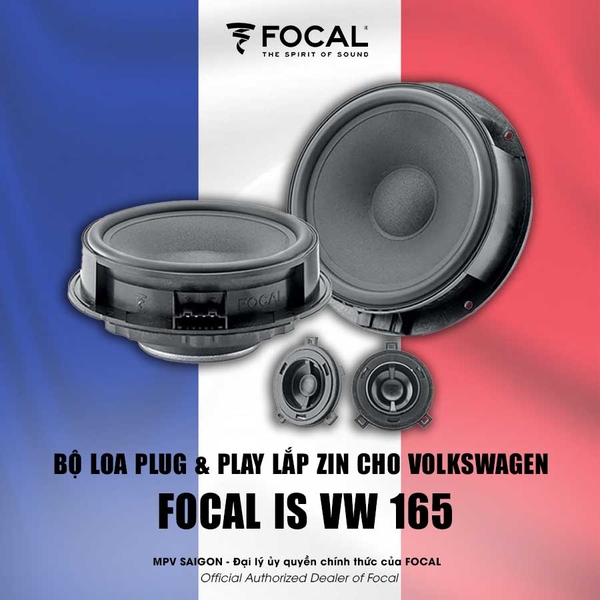 FOCAL IS VW 165: bộ loa plug & play đẳng cấp Pháp lắp đặt zin cho Volkswagen
