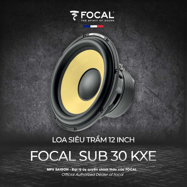 Focal Sub 30 KXE - Sub hơi 12 inch công suất cao