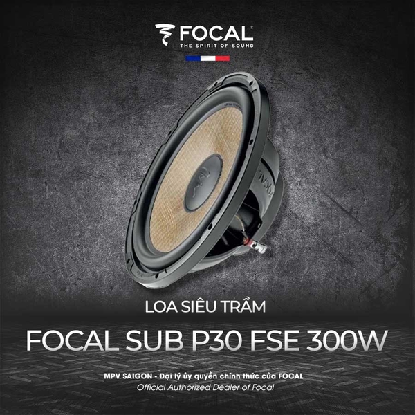 Focal Sub P 30 FSE 300w -Loa siêu trầm mỏng gọn
