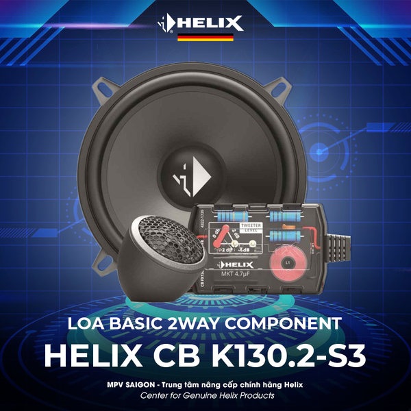 HELIX LOA BASIC 2WAY COMPONENT 5.25″ – 3 OHM CB K130.2-S3