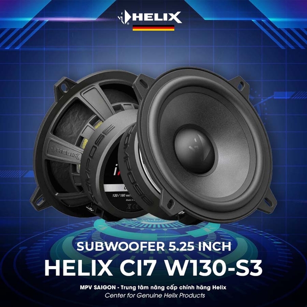 HELIX LOA I7 WOOFER 5.25″ 3 OHM CI7 W130-S3