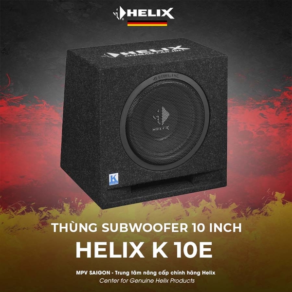 HELIX LOA SUBWOOFER 10″ GỒM THÙNG HELIX K 10E