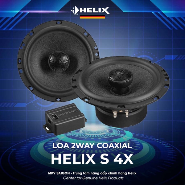 HELIX LOA 2WAY 4″ COAXIAL HELIX S 4X
