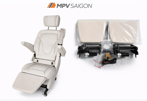 Nâng cấp nâng đỡ chân chỉnh điện Mercedes Benz V250 V300