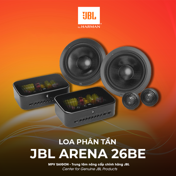 Loa phân tần lắp trên xe ô tô JBL ARENA 26BE