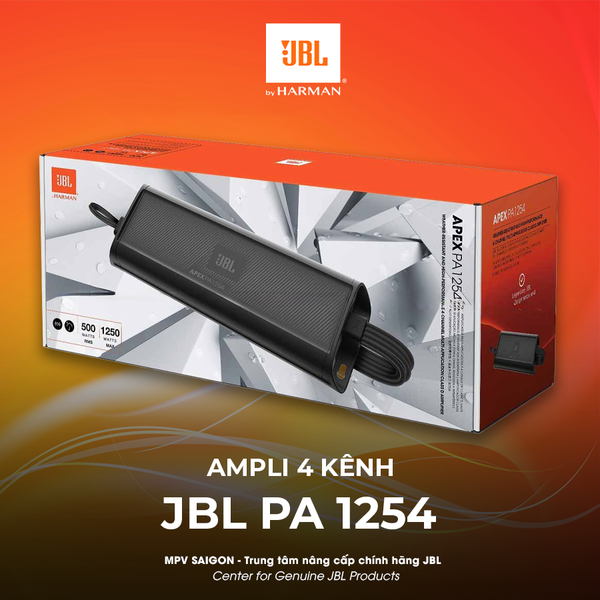 Amply 4 kênh lắp xe ô tô JBL PA 1254