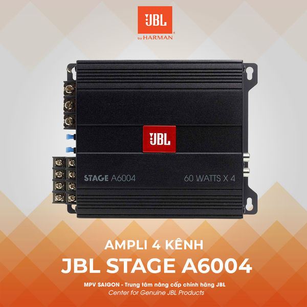 Amply 4 kênh lắp xe ô tô JBL STAGE A6004