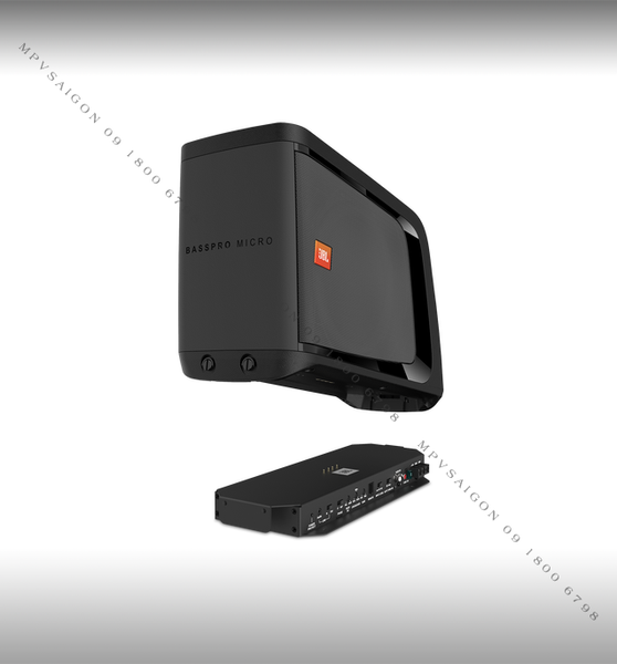 Loa SUB cốp xe ô tô JBL BassPro Micro BLK