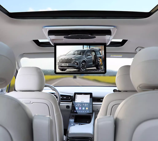 Màn hình gập trần Android Hyundai Palisade