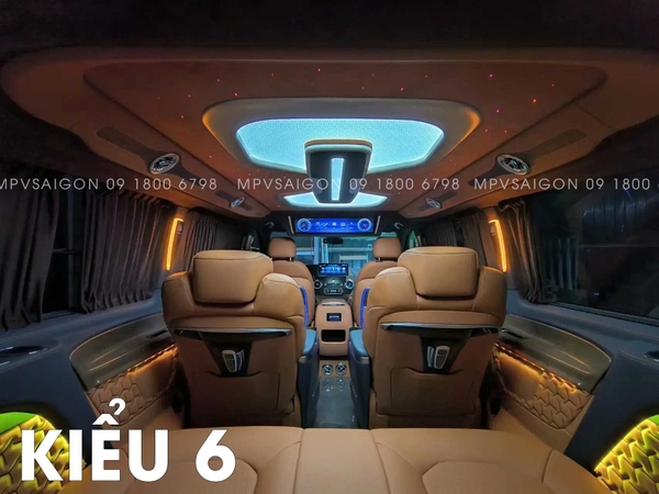 Mẫu đèn trần cho Mercedes Benz V250