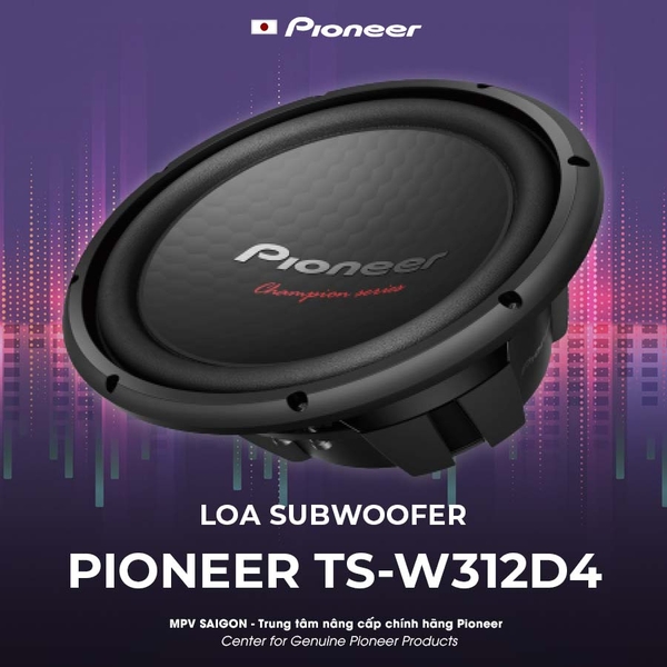 Pioneer - Loa sub hơi TS-W312D4