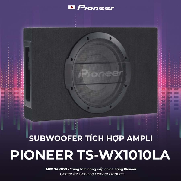 Pioneer - Loa sub thùng tích hợp Ampli TS-WX1010LA