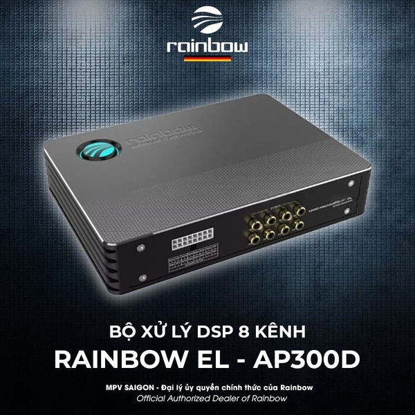 Bộ xử lý âm thanh Rainbow 8 kênh DSP RAINBOW EL - AP300D