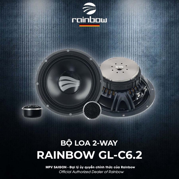 Bộ loa thành phần 2 chiều Rainbow GL-C6.2 nhập Đức