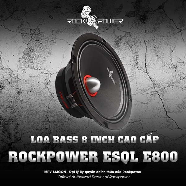 ROCKPOWER ESQL E800 LOA BASS 8”