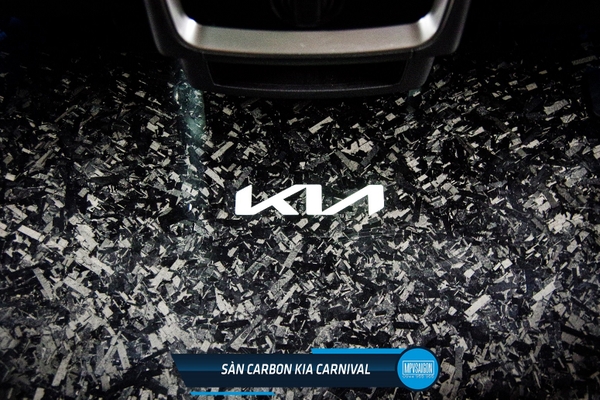 Sàn Carbon LOGO LED phát sáng KIA CARNIVAL: báo giá cạnh tranh nhất